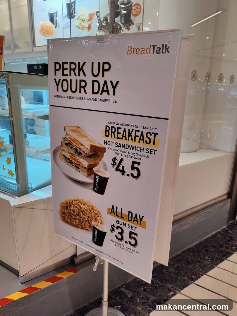 BreadTalk Promotion Sign