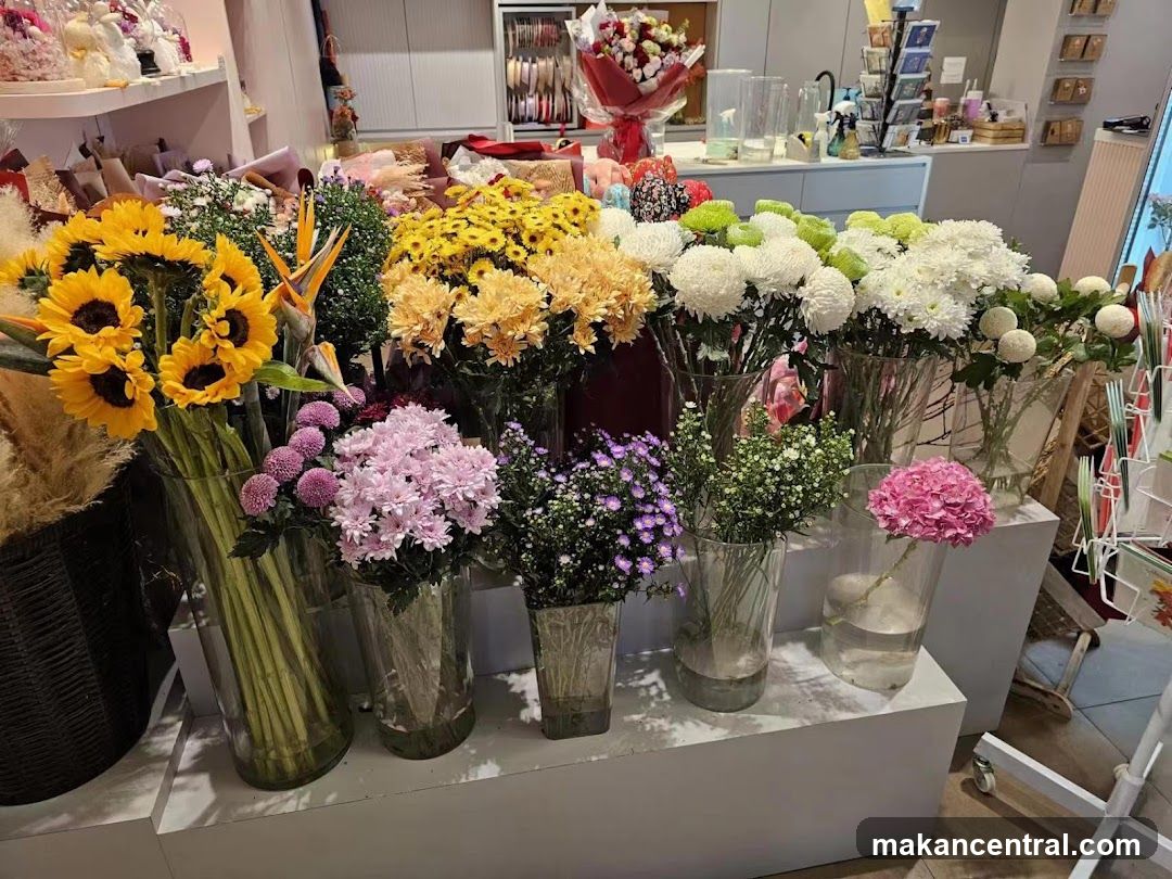 Flower shop display