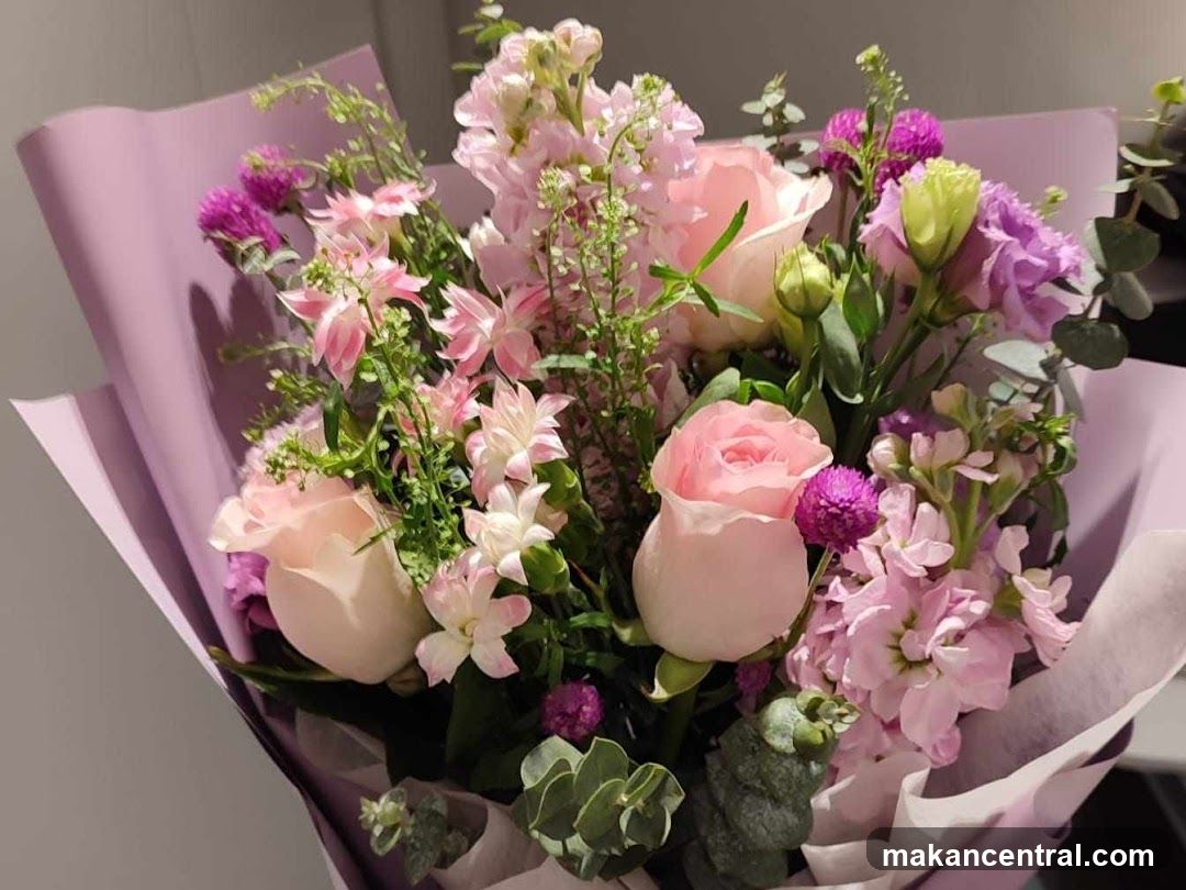 Pink and Purple Flower Bouquet