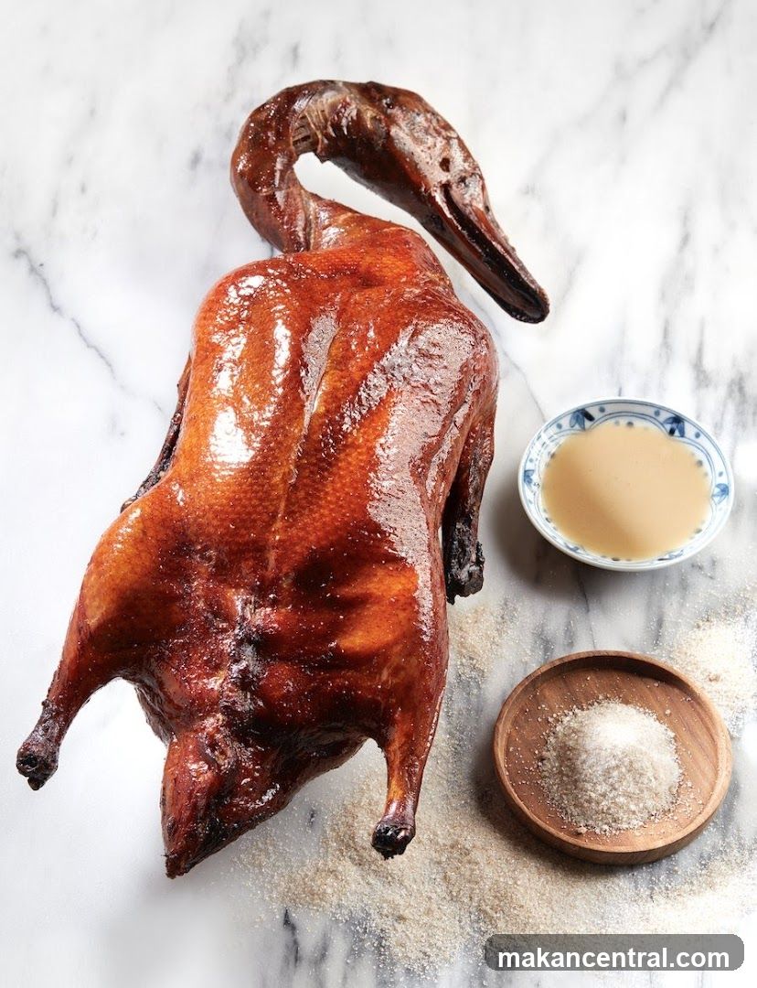 Roasted Duck with Condiments