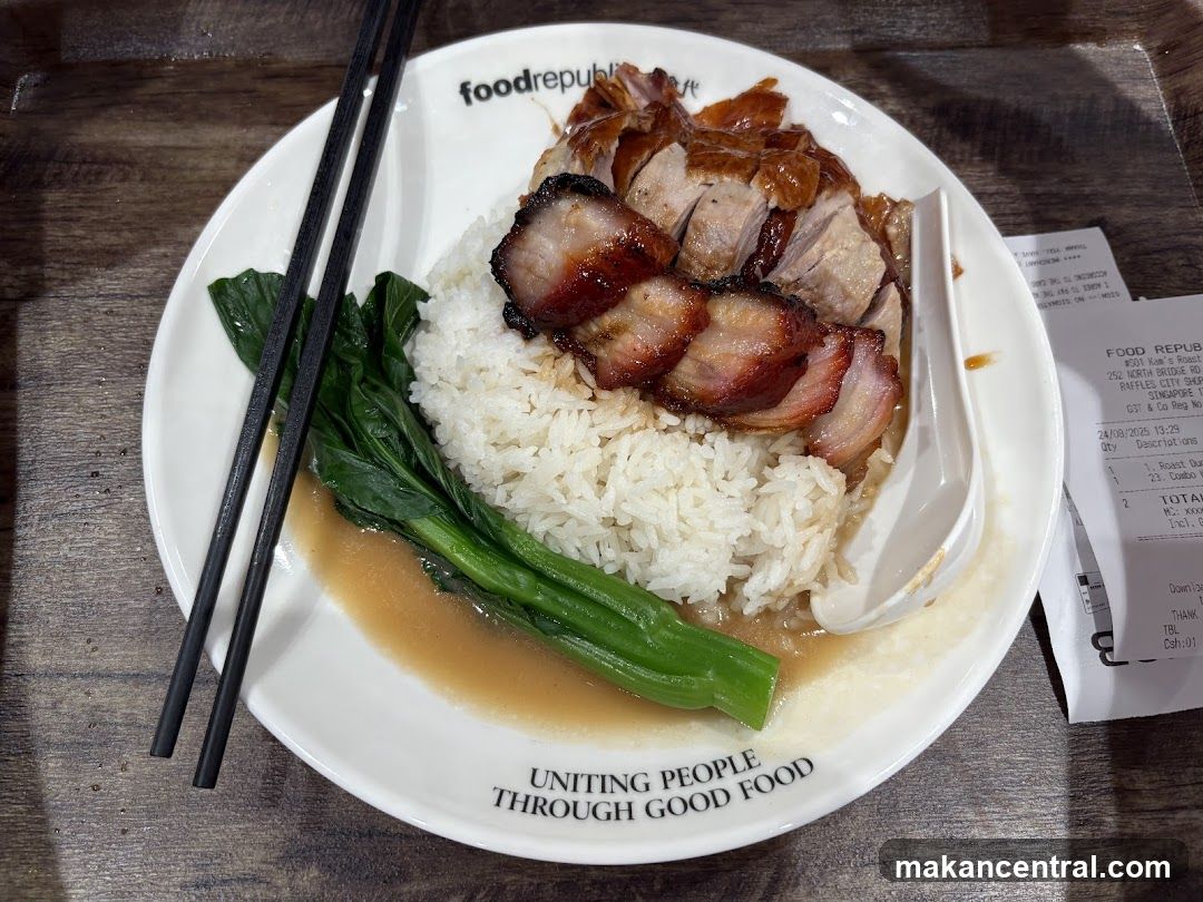 Roast Duck and Char Siu Rice
