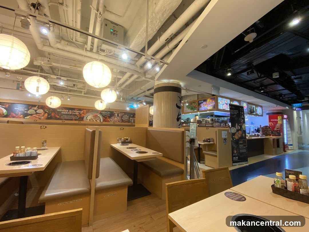 Restaurant Interior with Booth Seating