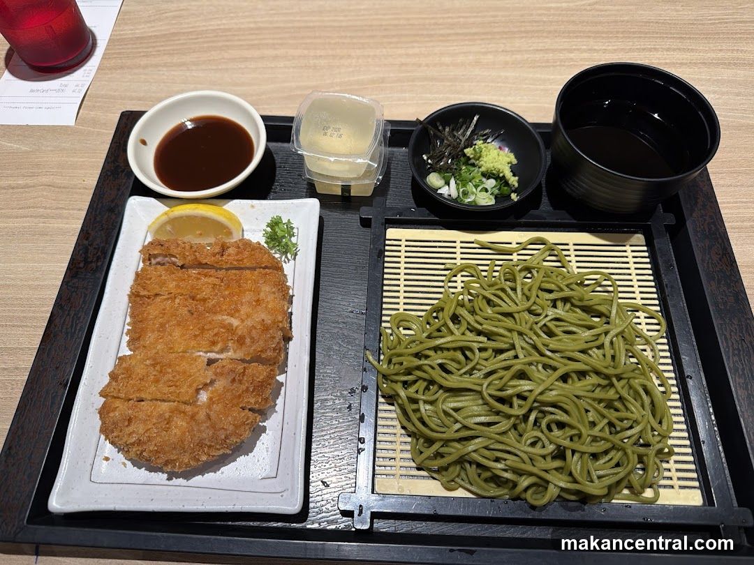 Fried Pork Cutlet with Soba Noodles