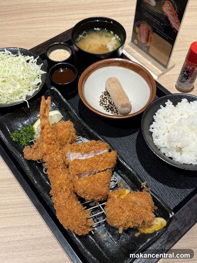 Fried Pork and Shrimp Set