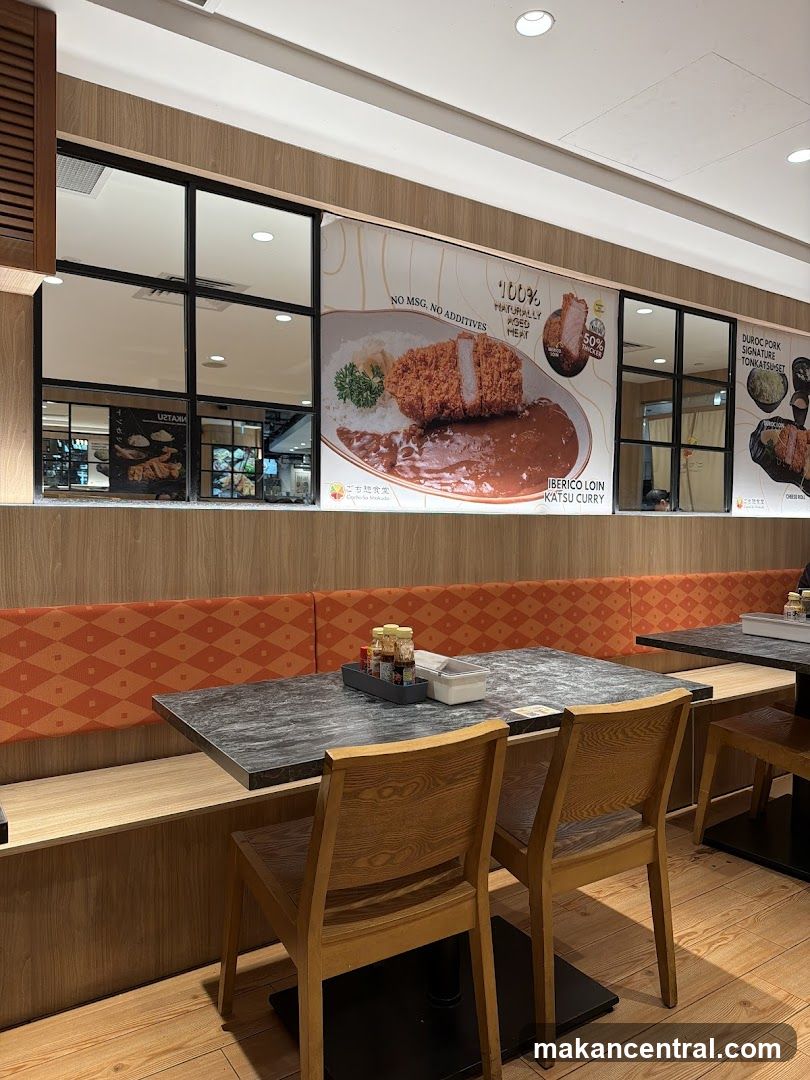Restaurant Interior with Food Display