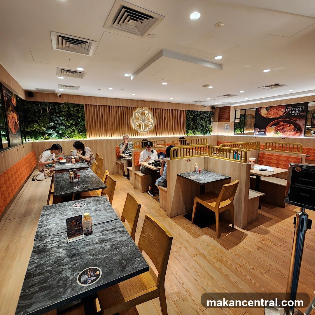 Restaurant Interior with Diners