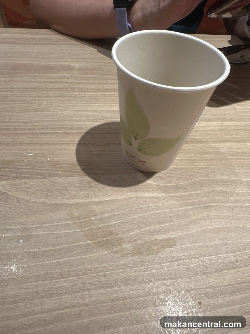 Disposable Cup on Table
