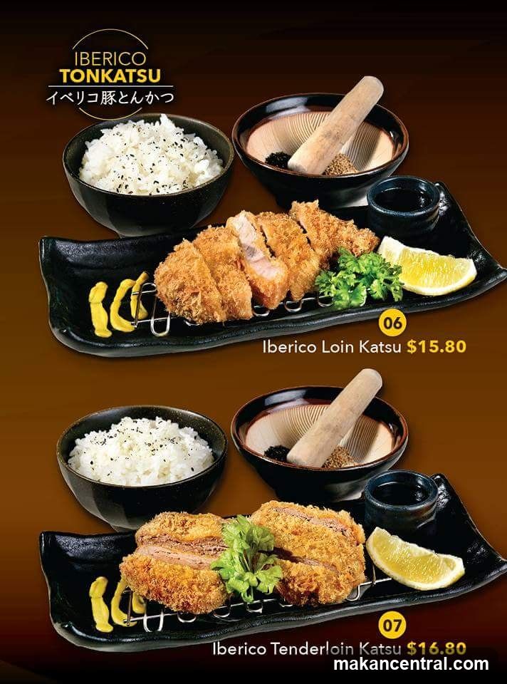 Iberico Tonkatsu Menu