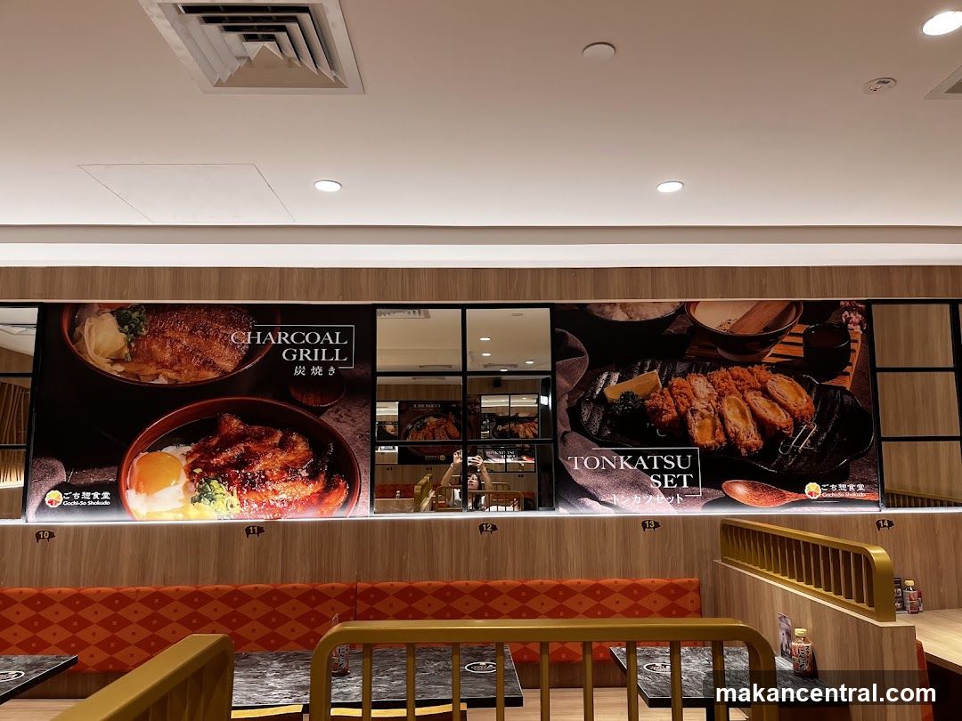 Restaurant Interior with Food Displays