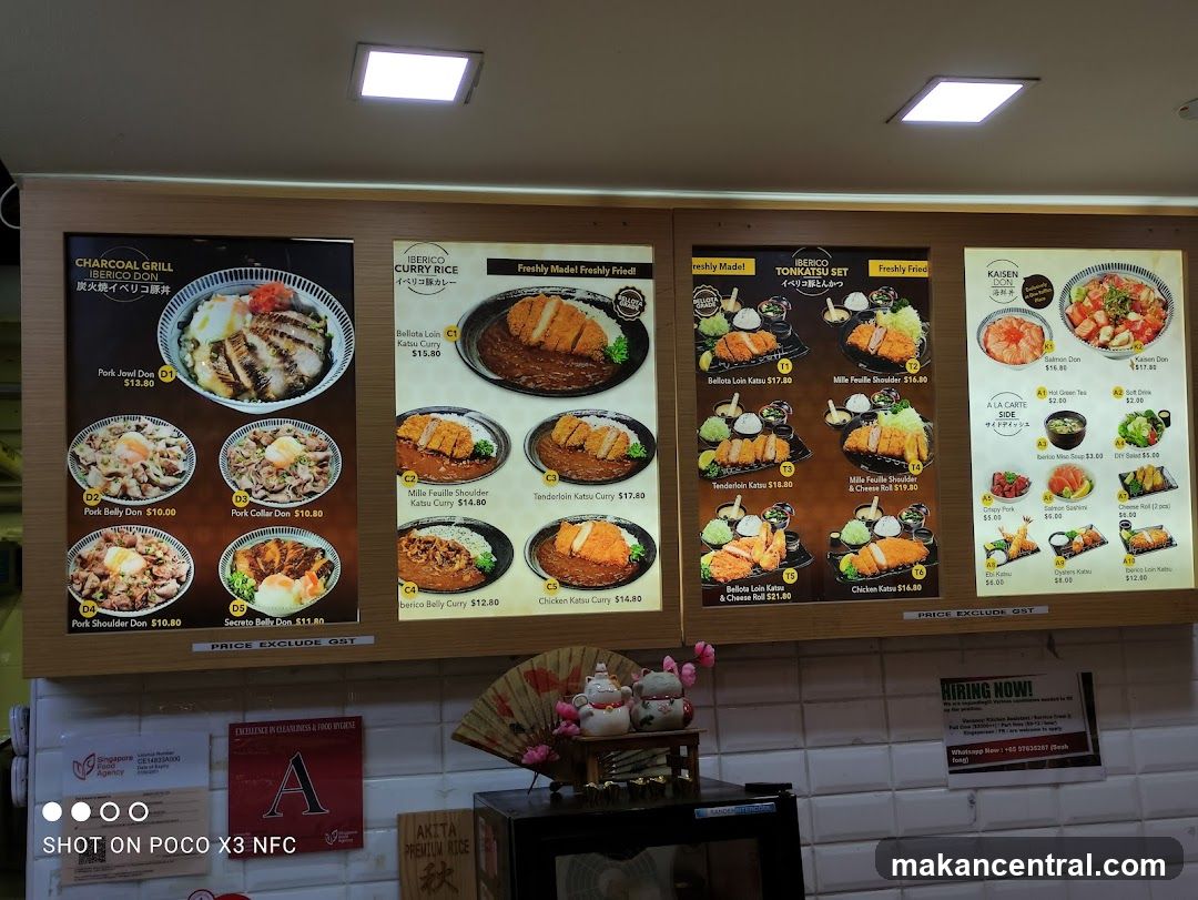 Iberico Don, Curry Rice, Tonkatsu Set, Kaisen Don