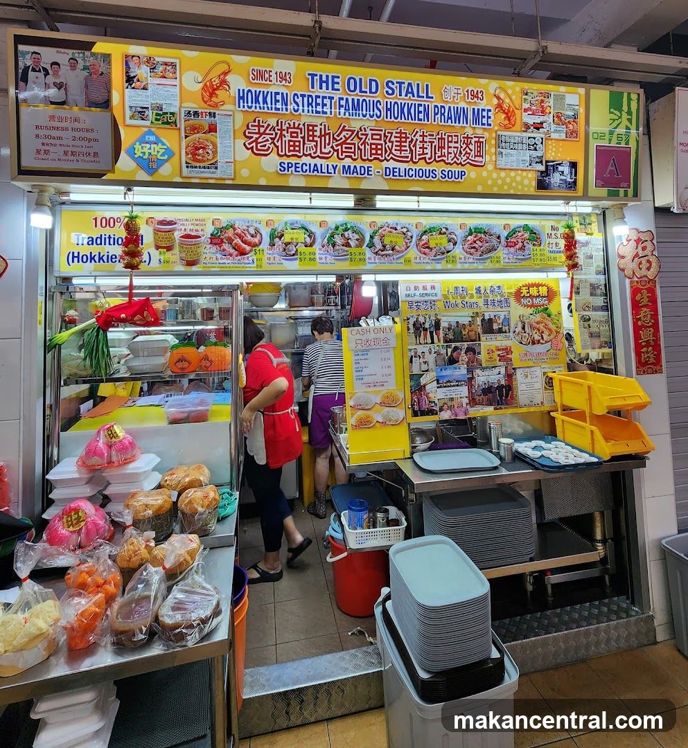The Old Stall Hokkien Street Famous Prawn Mee