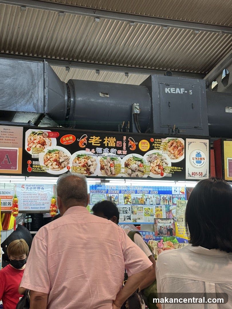 Food Stall Menu