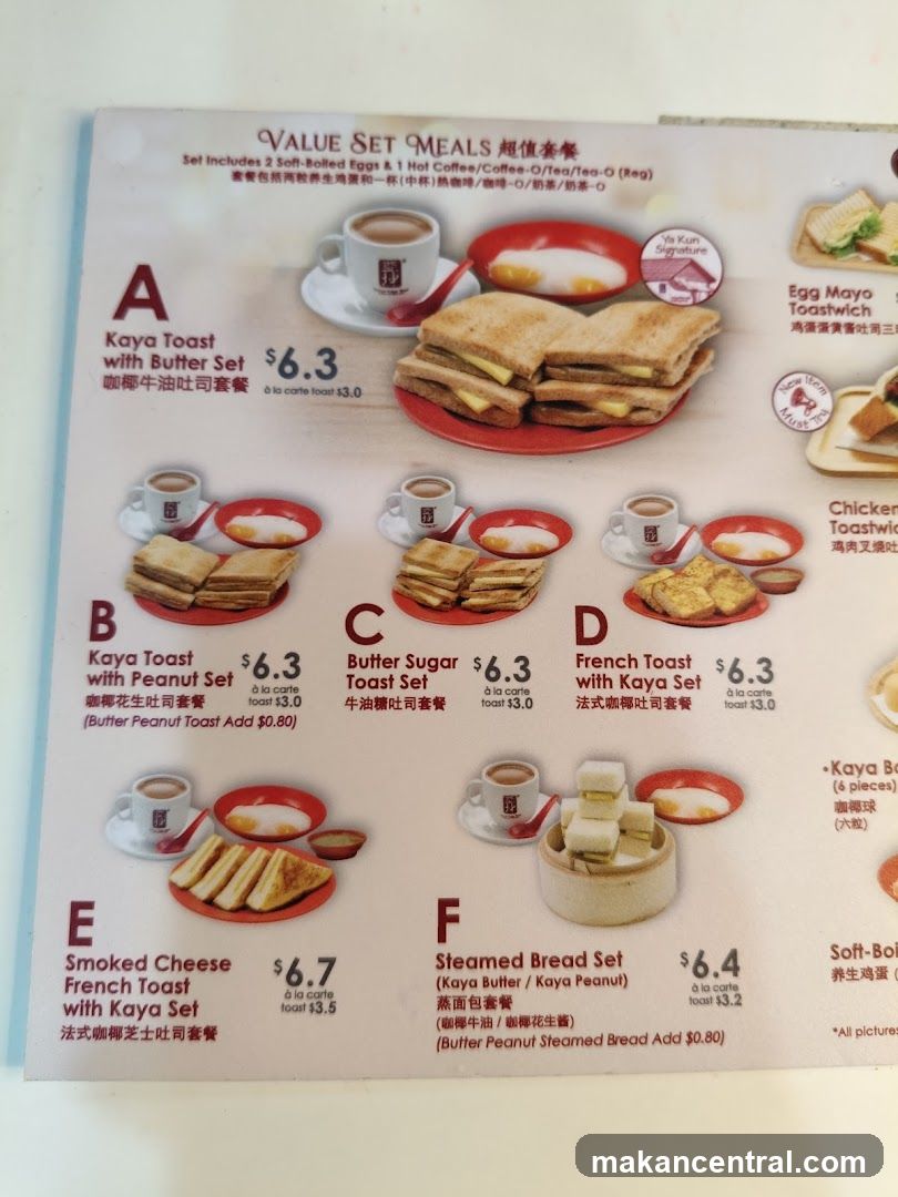 VALUE SET MEALS