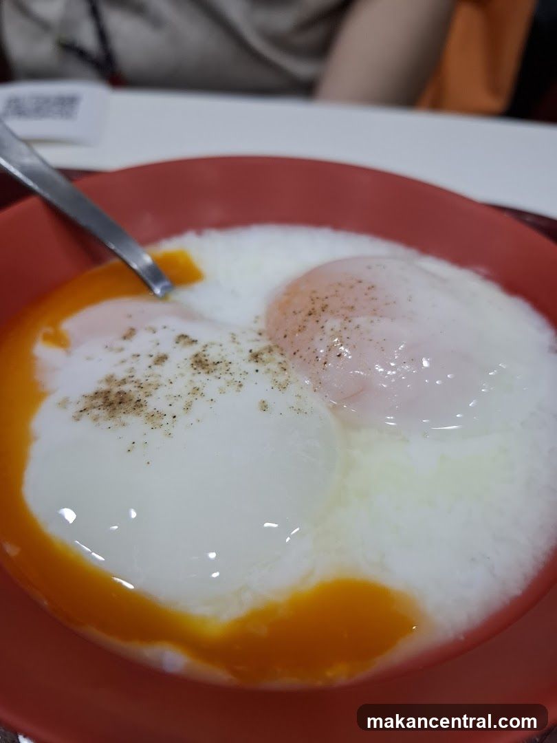 Soft-boiled eggs with pepper