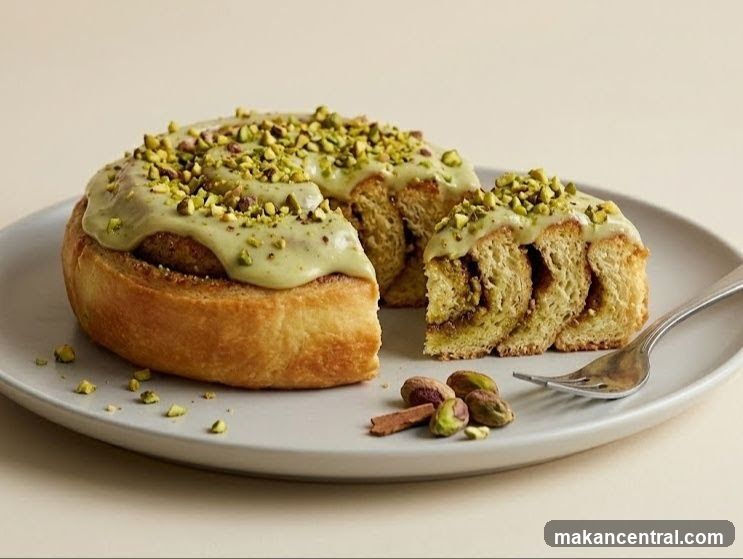 Pistachio Cinnamon Roll