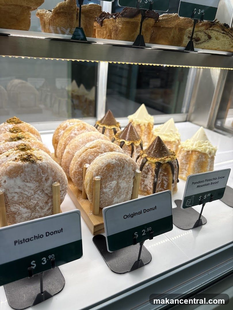 Donuts and Pastries Display