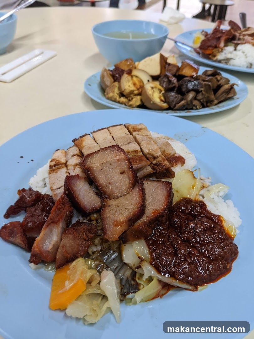 Roast Meats with Rice
