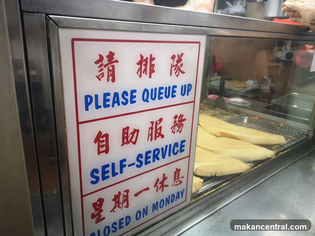 Signage with instructions