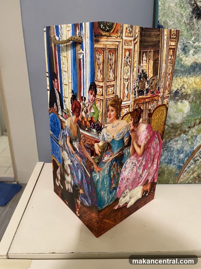 Decorative Box with Painting