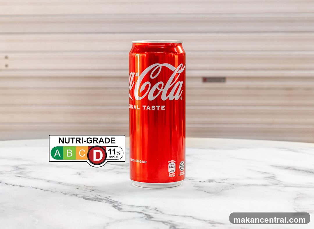 Coca-Cola Can with Nutri-Grade Label