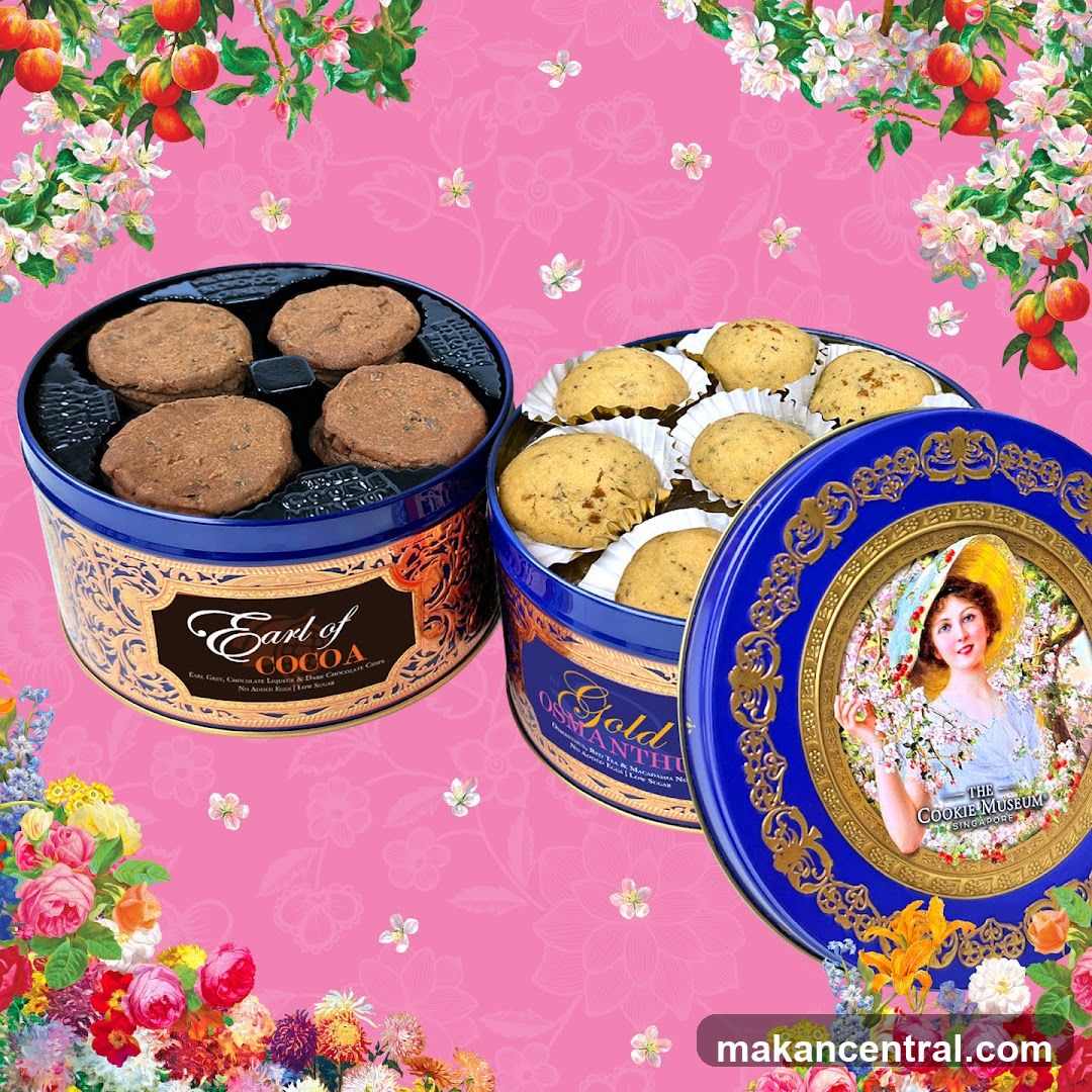 Assorted Cookies in Decorative Tins