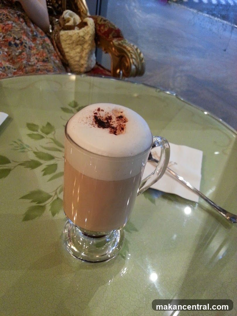Cappuccino with Foam and Cocoa Powder