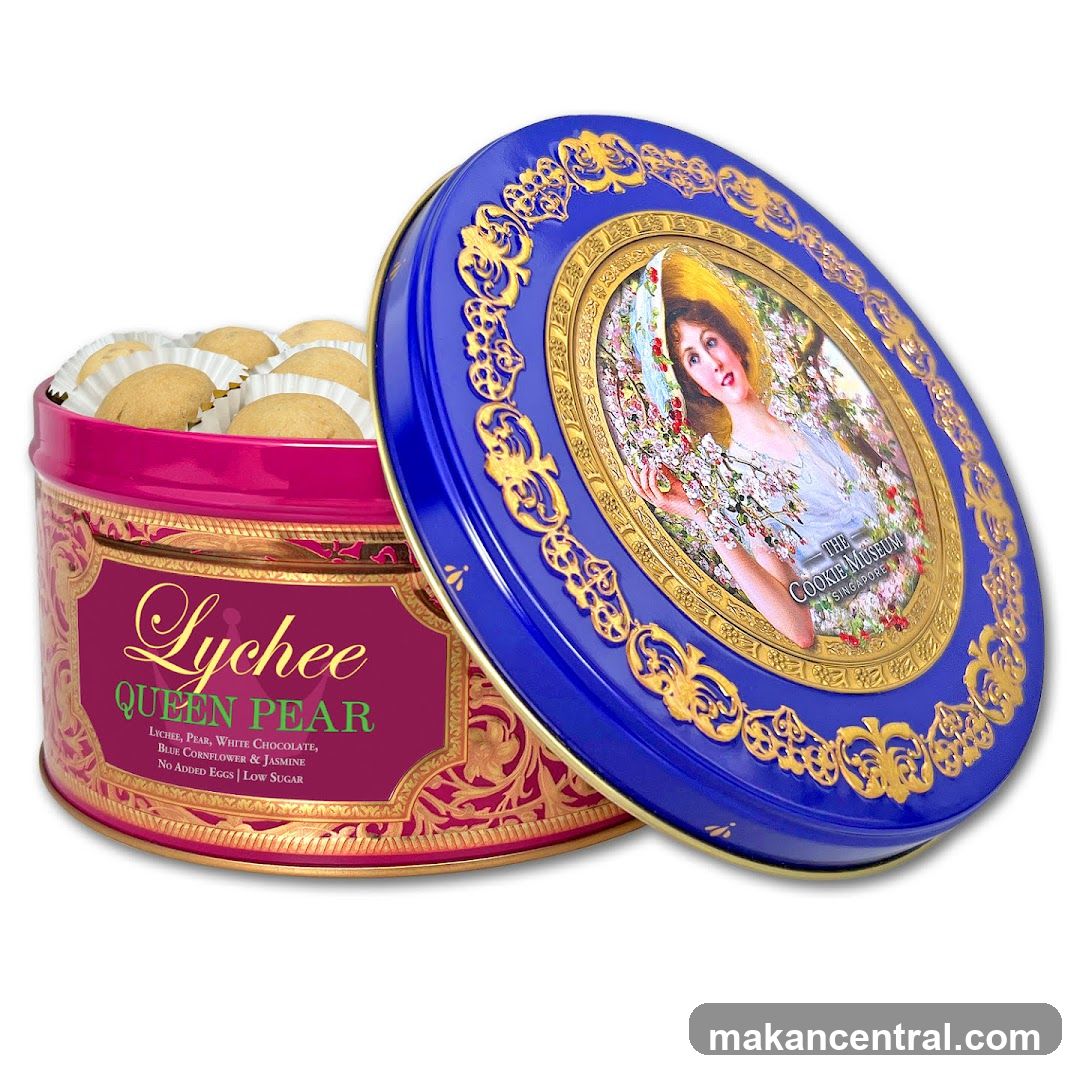 Lychee Queen Pear Cookies Tin