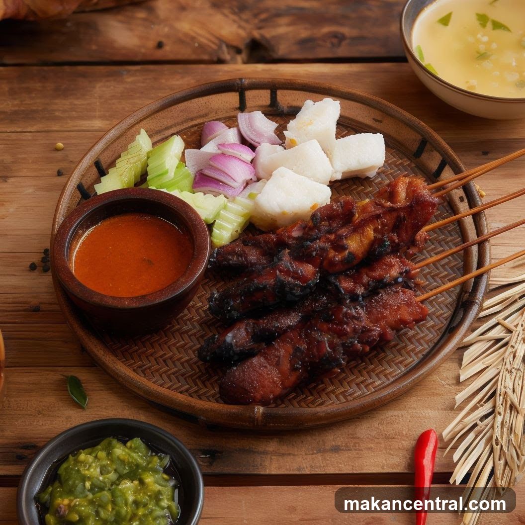 Chicken Satay Platter