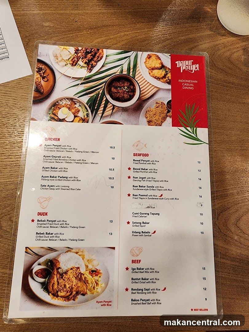 Dapur Penyét Indonesian Casual Dining