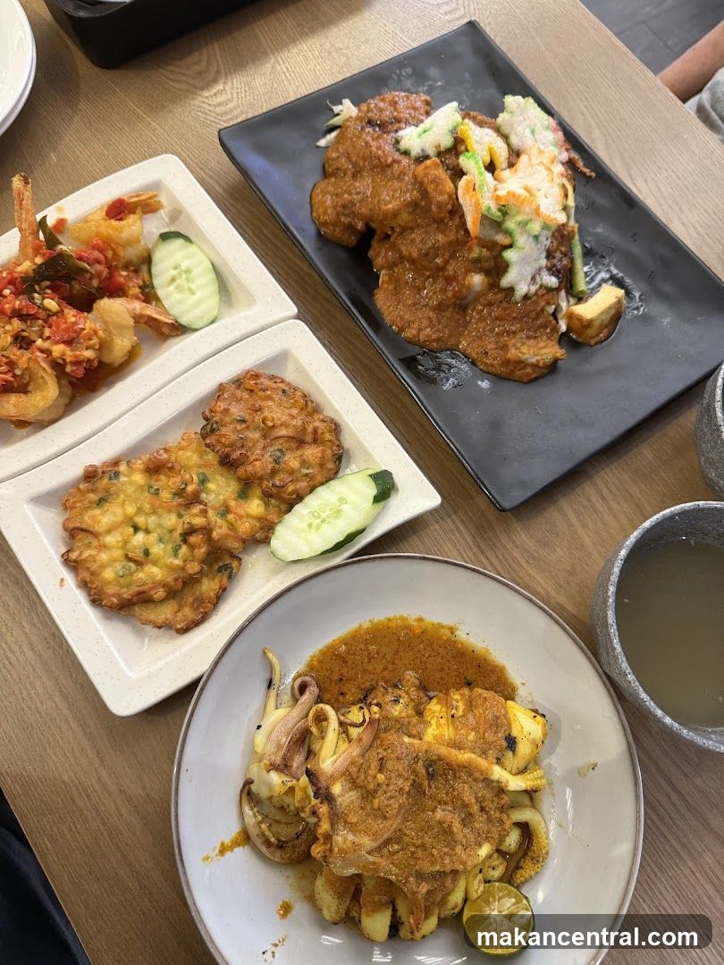 Assortment of Indonesian Dishes