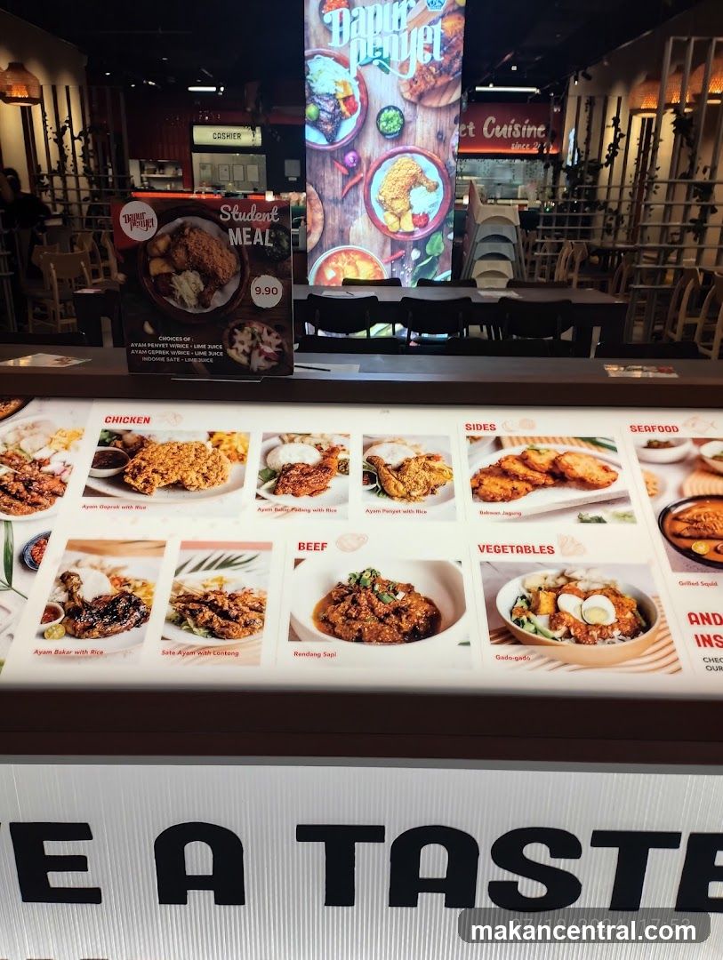 Dapur Penyet Menu