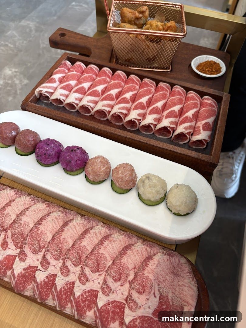 Assortment of Meats and Appetizers