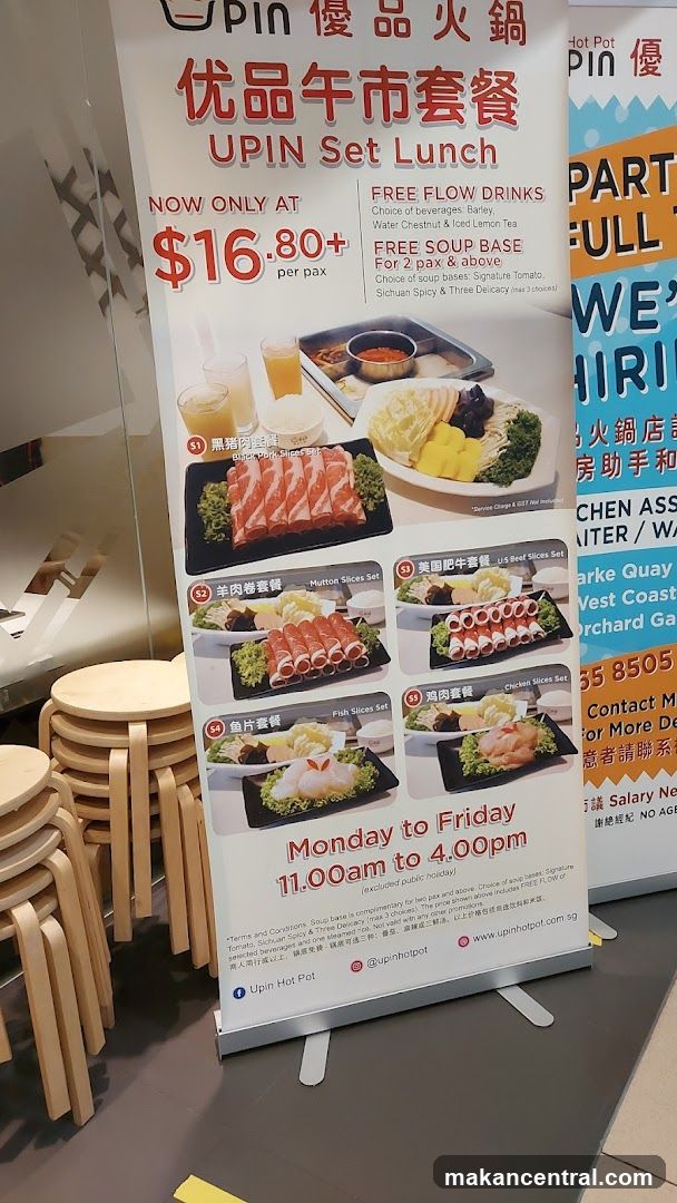 UPIN Set Lunch Promotion