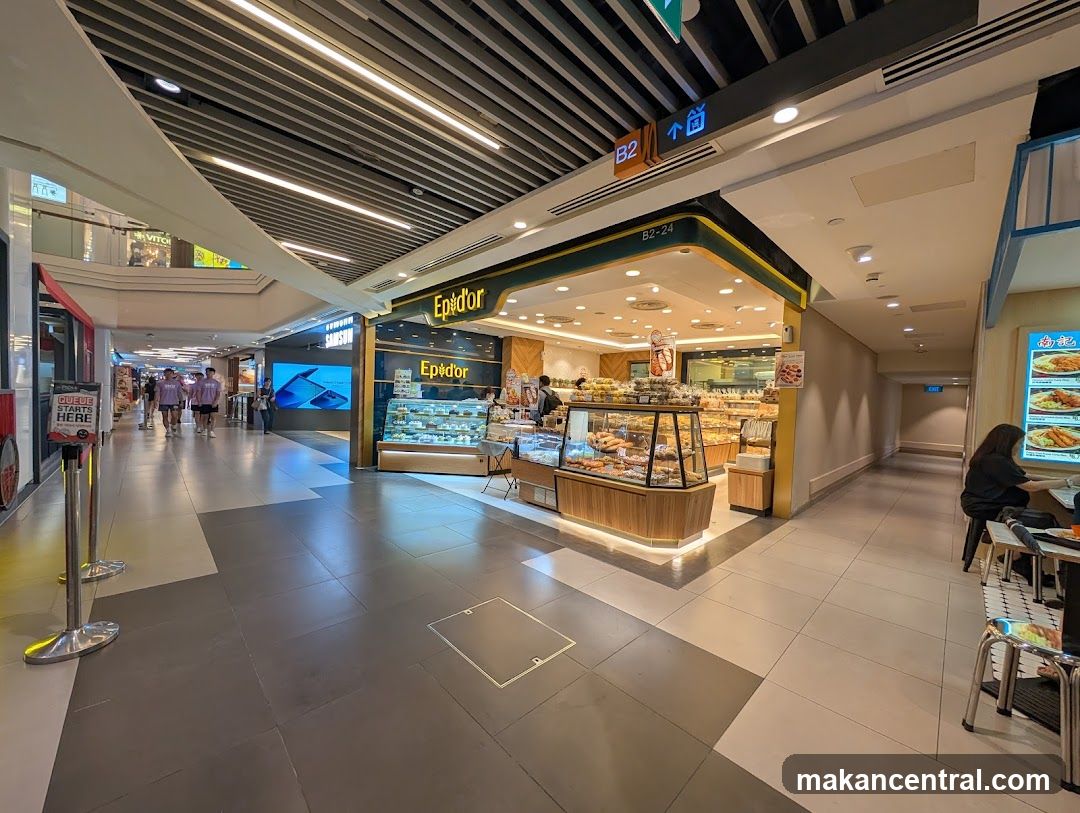 Bakery shop in a mall
