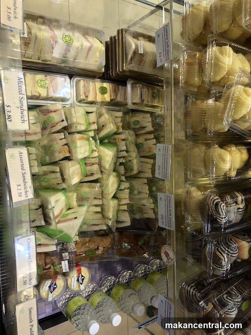 Assorted Sandwiches and Pastries