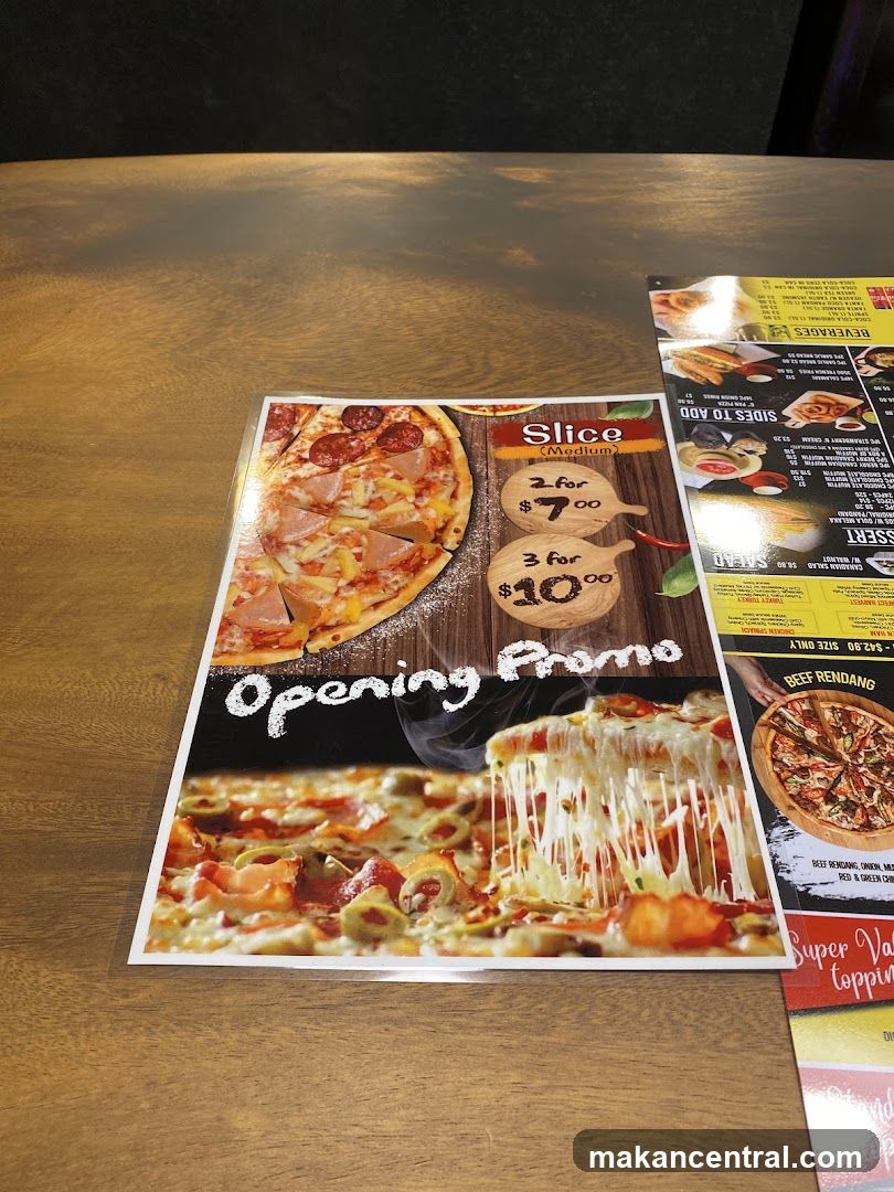 Pizza Menu
