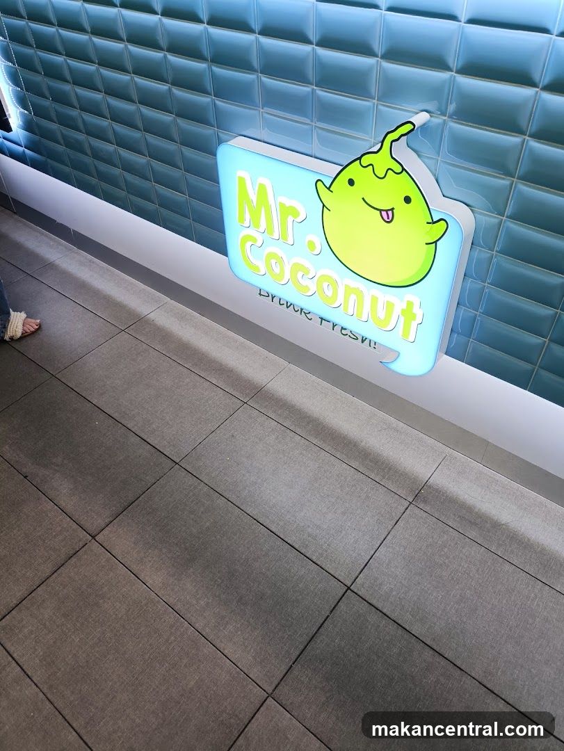 Mr. Coconut Sign