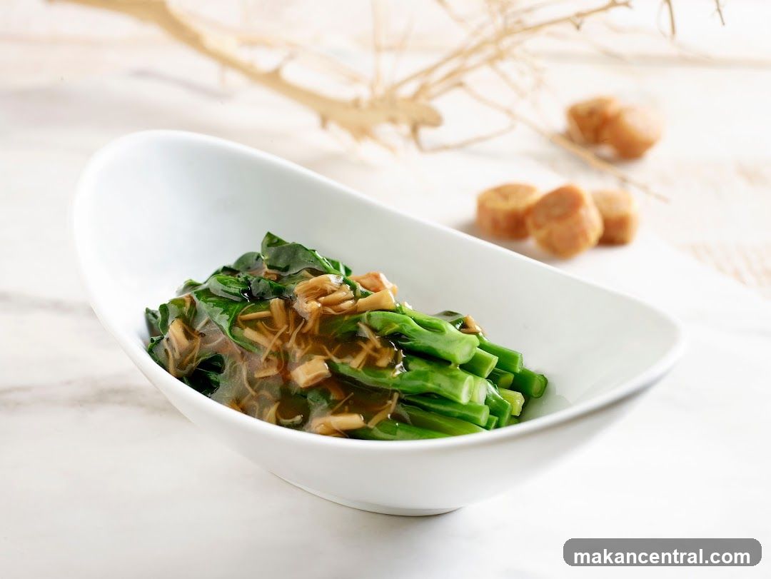 Stir-fried vegetables with sauce
