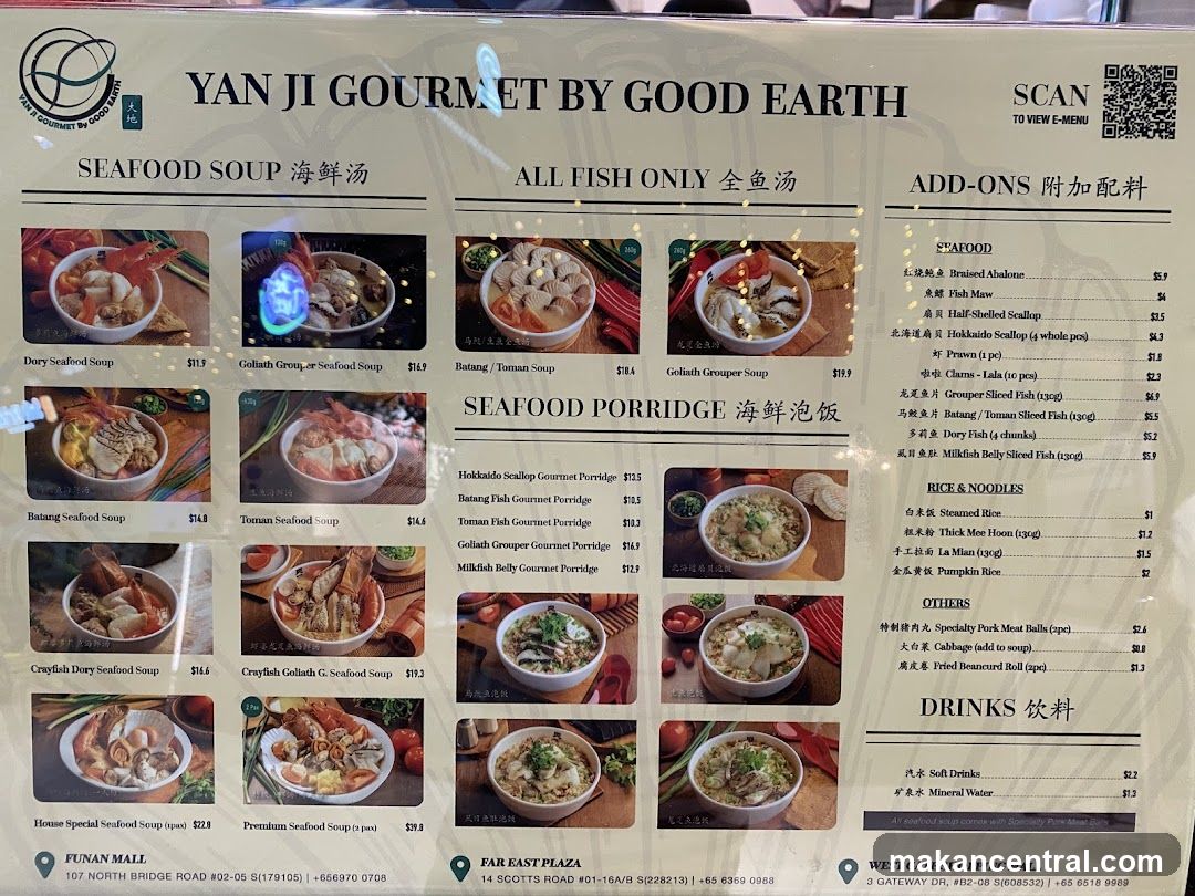 YAN JI GOURMET BY GOOD EARTH