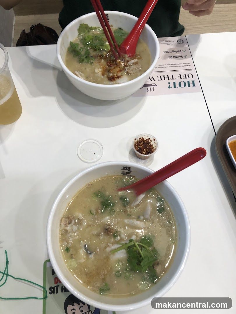 Congee with Fish and Pork