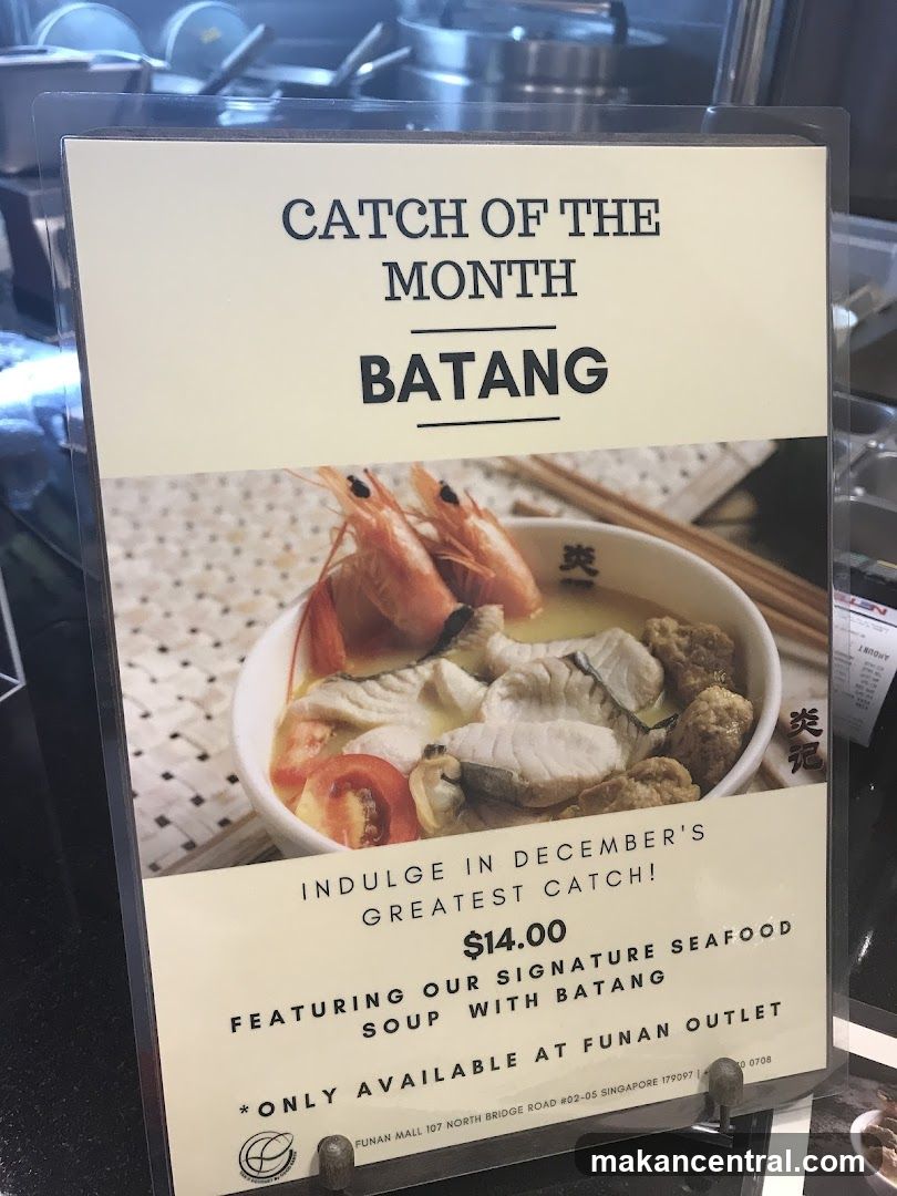 Catch of the Month - Batang Seafood Soup