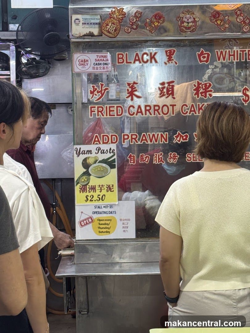 Fried Carrot Cake Stall