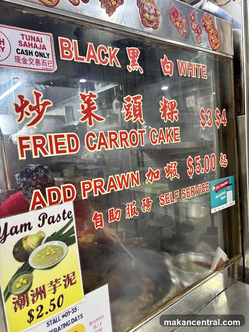 Fried Carrot Cake Stall