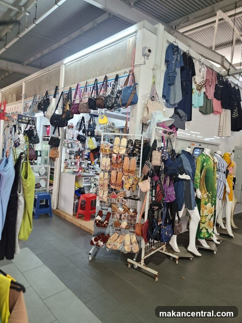 Market Stall with Clothing and Accessories