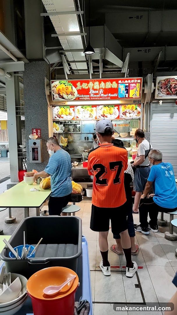 Food Stall with Customers