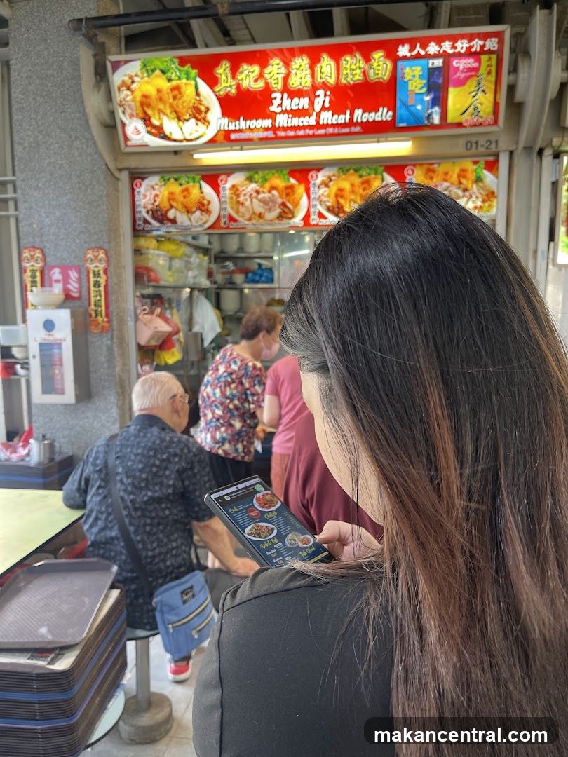Zhen Ji Mushroom Minced Meat Noodle