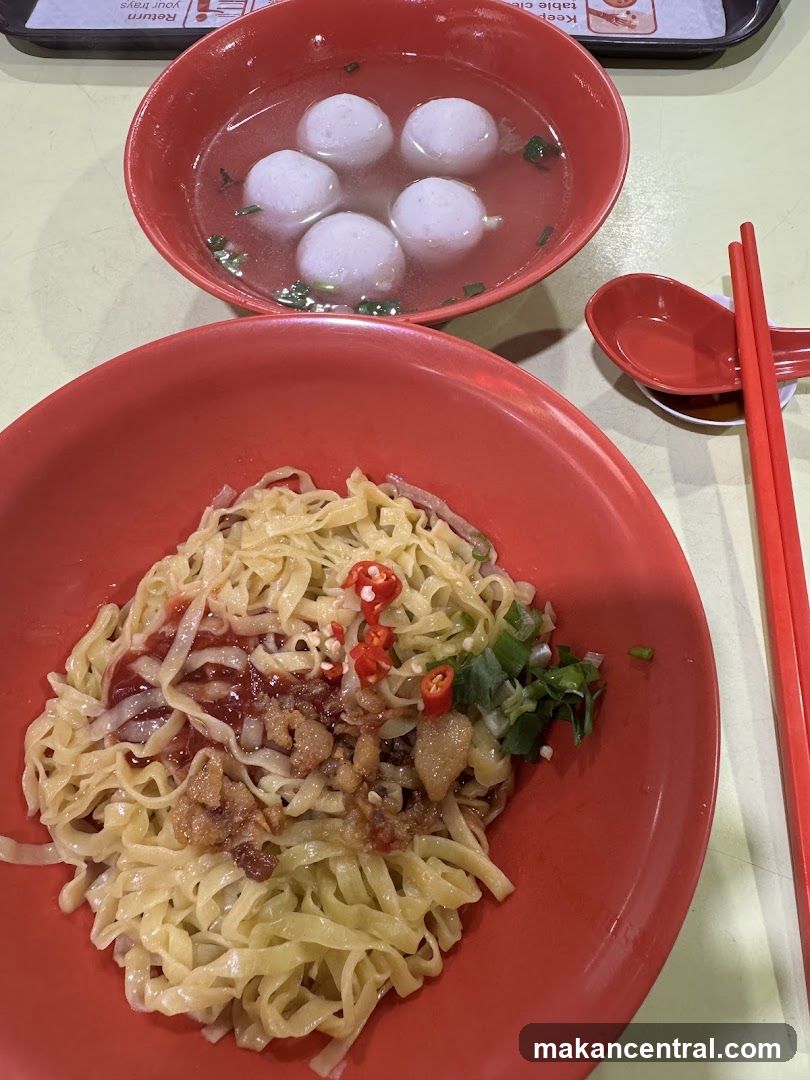Noodles and Fish Balls