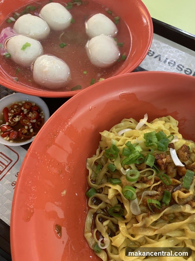 Noodles and Fish Balls