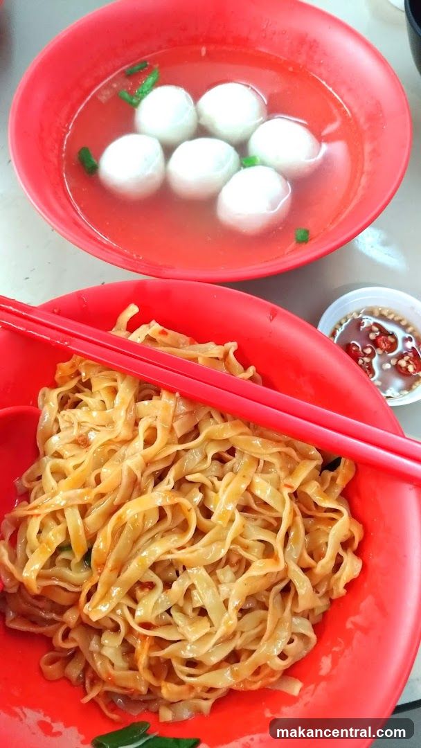 Noodles and Fish Balls