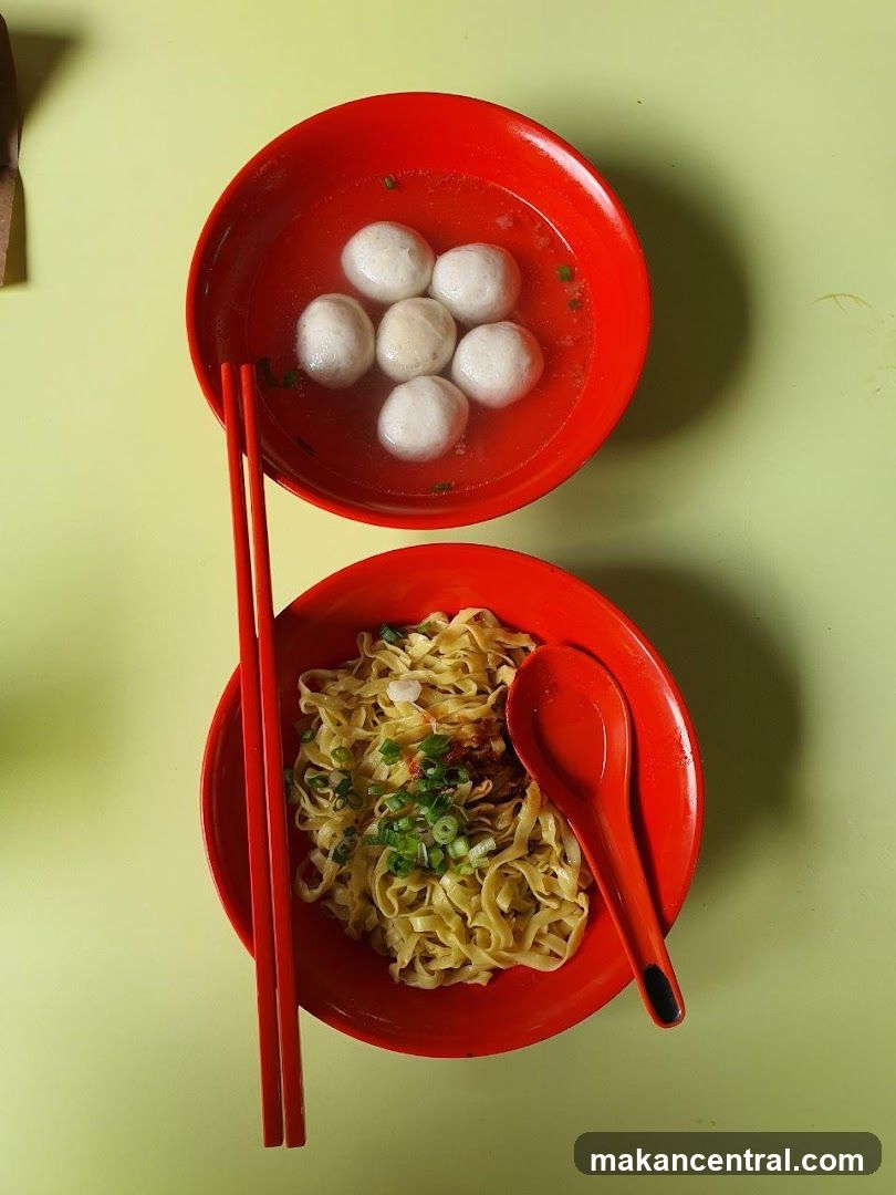 Noodles and Fish Balls